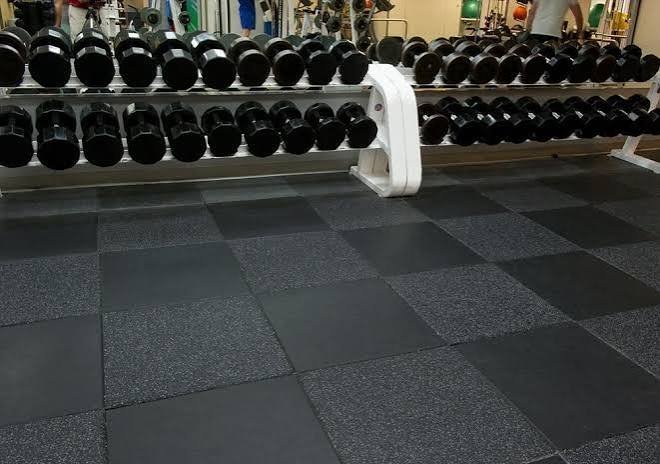 Gym flooring mat for home gym use